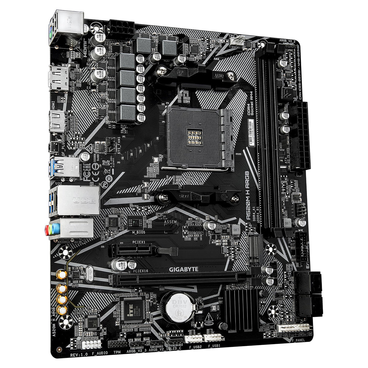 Gigabyte A520M H ARGB Micro-ATX AM4 Motherboard