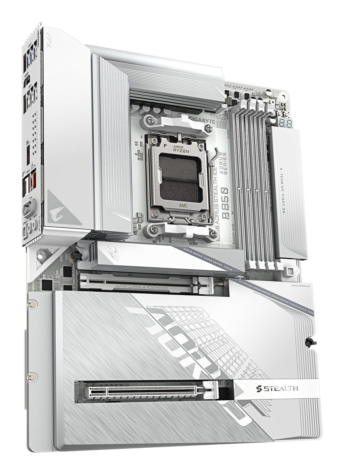Gigabyte AORUS B850 STEALTH ICE WIFI7 ATX AM5 Motherboard