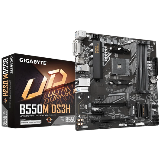 Gigabyte B550M DS3H Micro ATX AM4 Motherboard