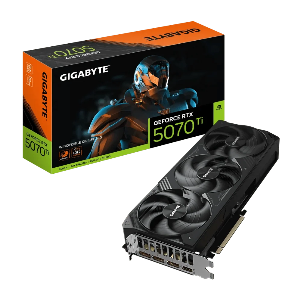 Gigabyte RTX 5070 Ti Windforce OC SFF 16GB Graphics Card