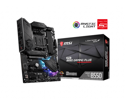 MSI MPG B550 Gaming Plus AM4 Motherboard
