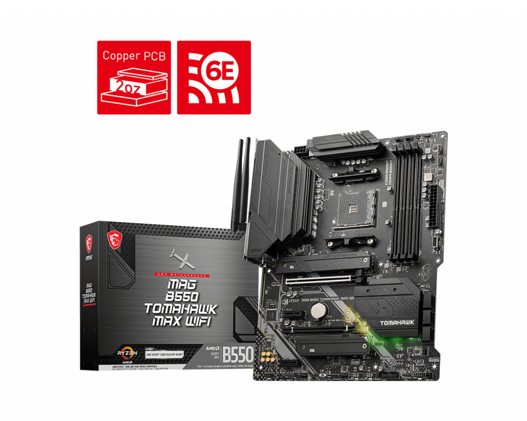 MSI MAG B550 TOMAHAWK MAX WIFI ATX AM4 Motherboard