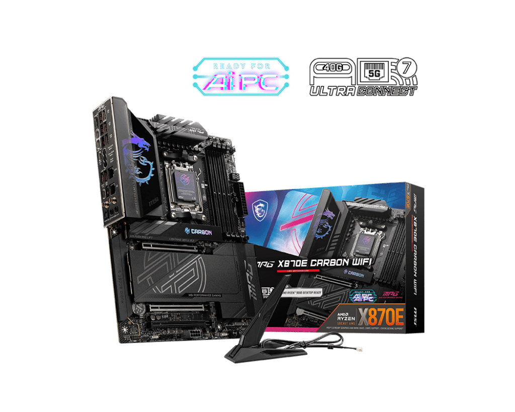 MSI MPG X870E CARBON WIFI ATX AM5 Motherboard