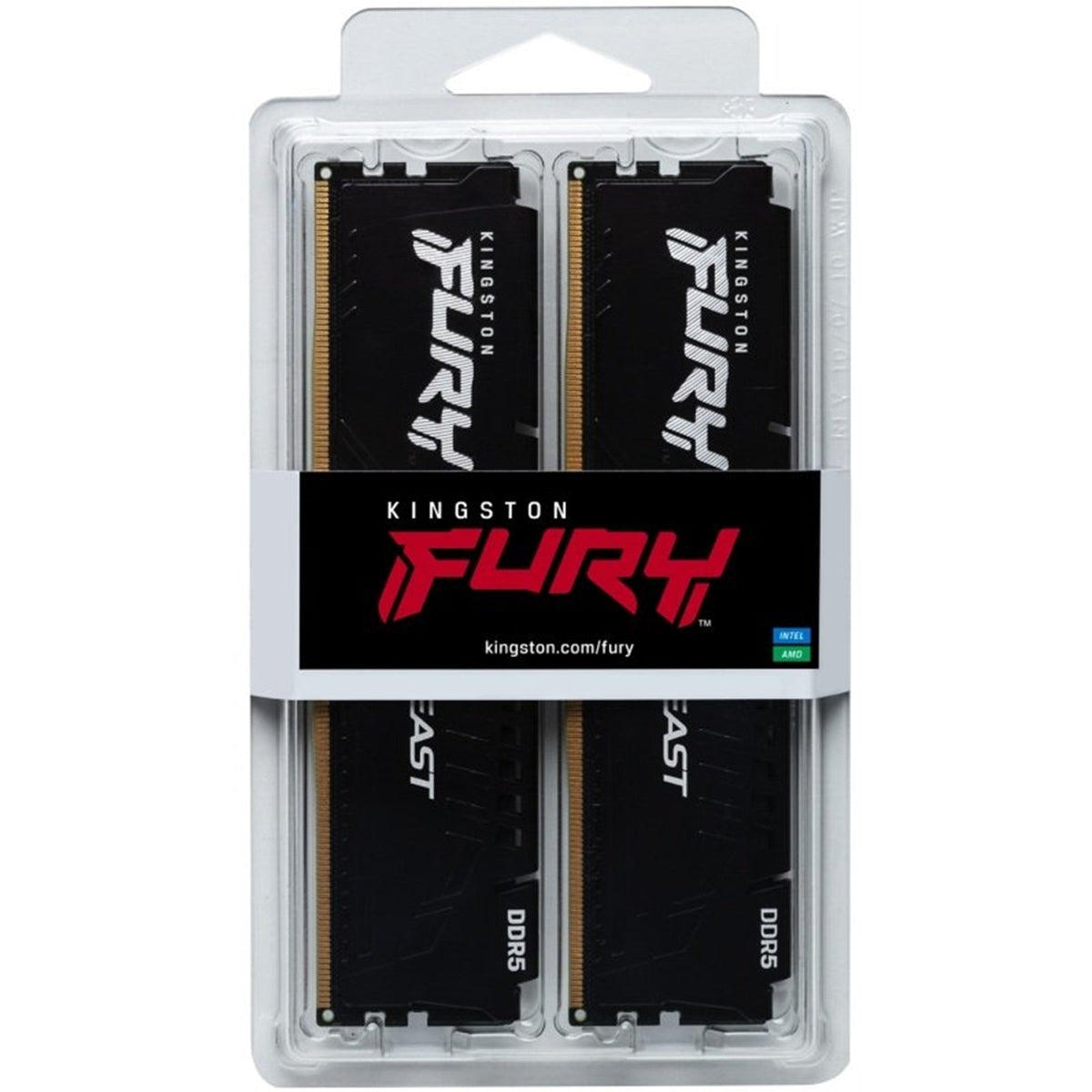 32GB (2x16GB) DDR5 5200MHZ CL40 Kingston Fury Beast RAM