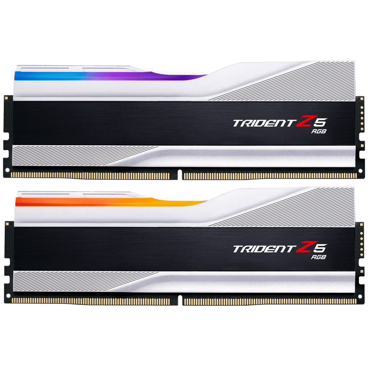 32GB (2x16GB) DDR5 7200MHZ CL34 G.Skill Trident Z5 Silver RGB RAM
