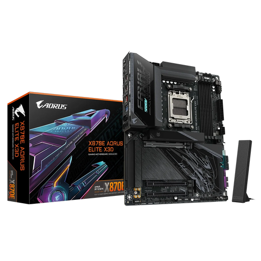 Gigabyte X870E Aorus Elite X3D ATX AM5 Motherboard