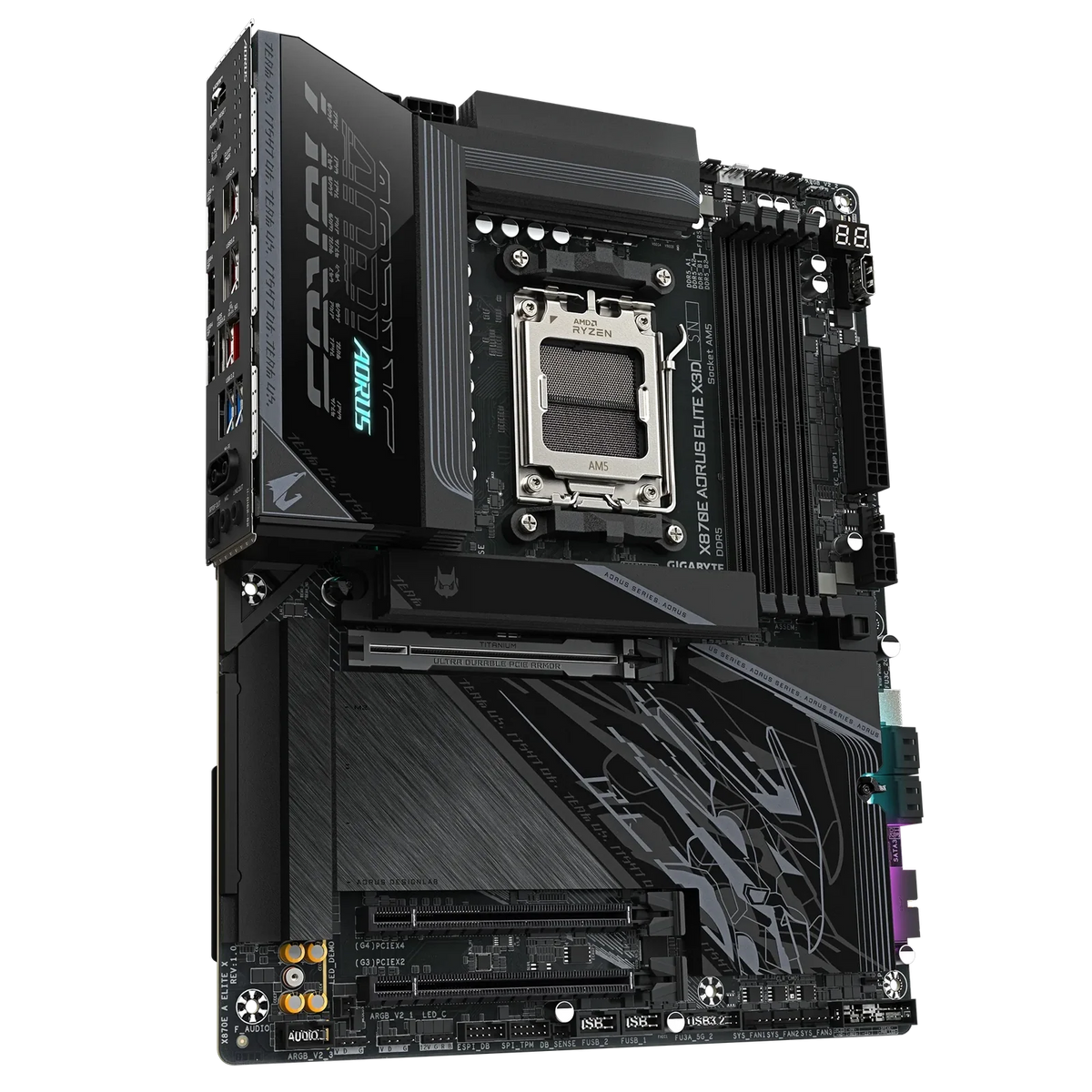 Gigabyte X870E Aorus Elite X3D ATX AM5 Motherboard