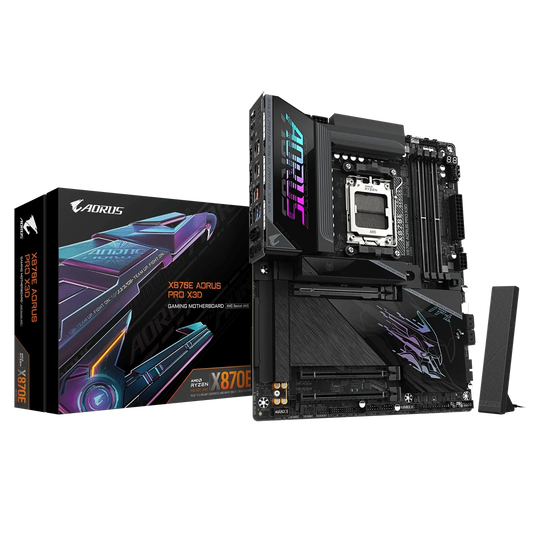 Gigabyte X870E Aorus Pro X3D ATX AM5 Motherboard