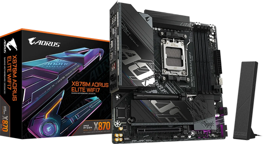 Gigabyte X870M Aorus Elite WIFI7 mATX AM5 Motherboard
