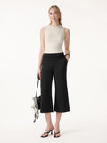 Sandwashed Modal Fold-Down Waist Flared Leg Pants