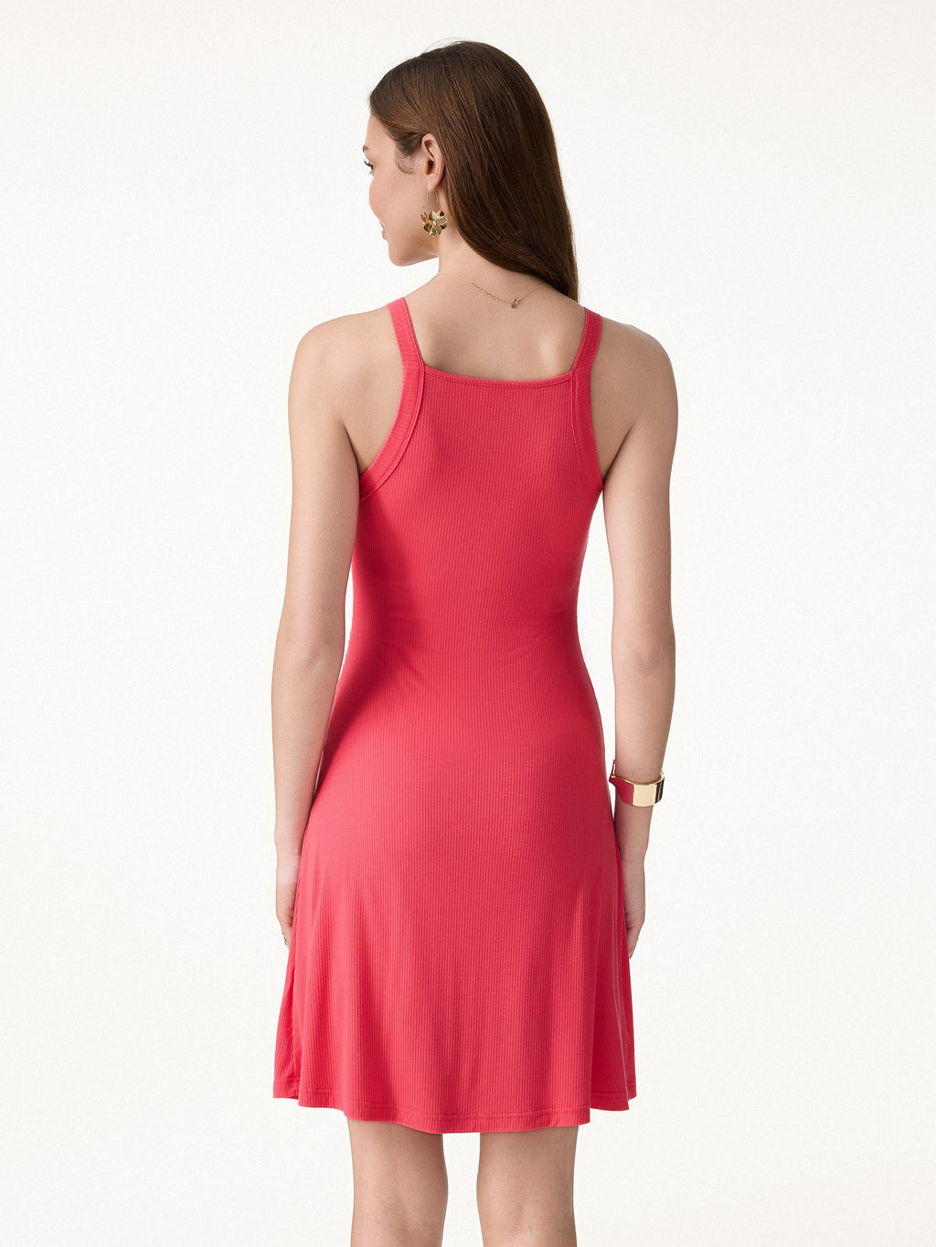 CoolTouch Square Neck Mini Bra Dress