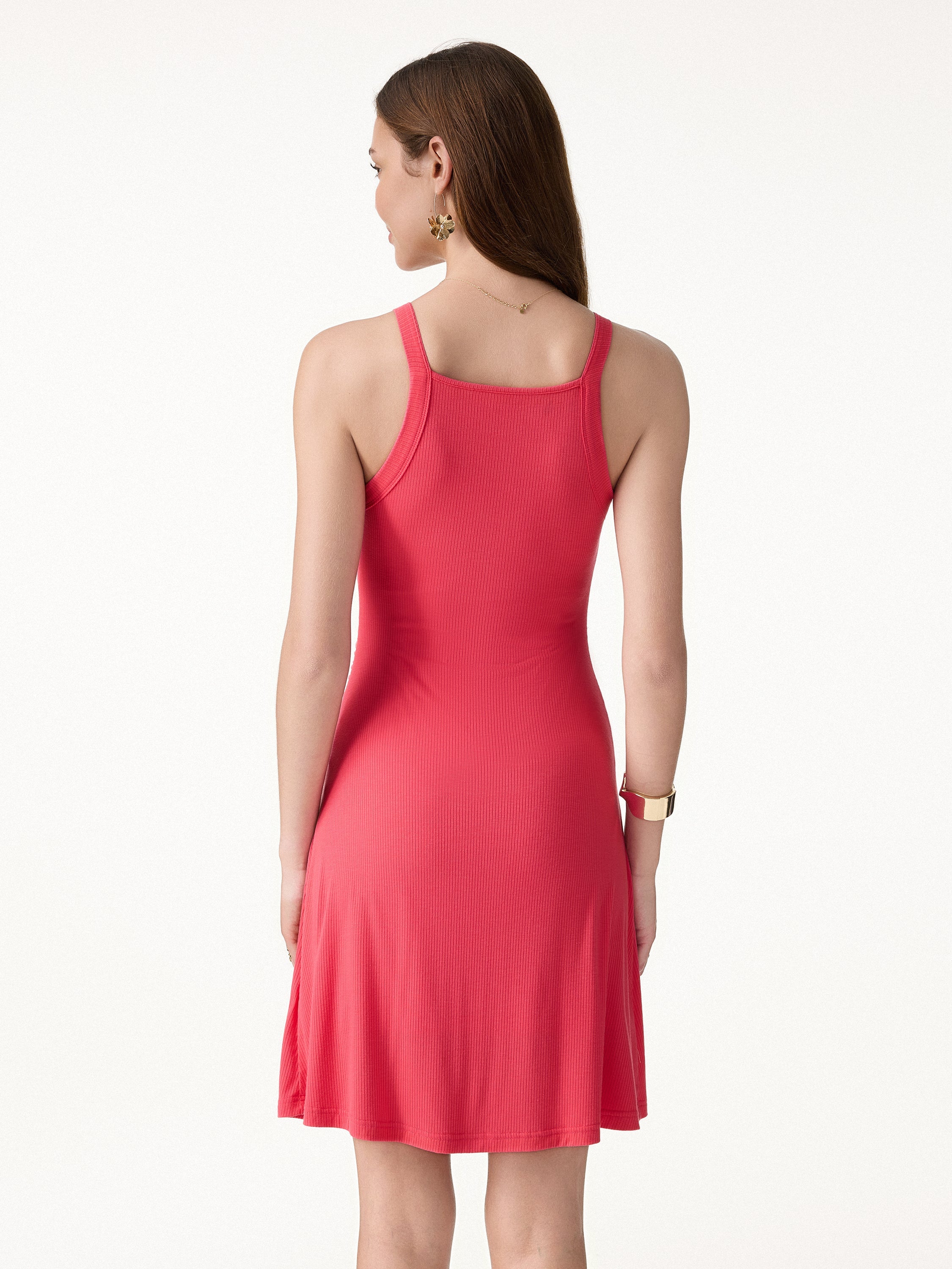 CoolTouch Square Neck Mini Bra Dress