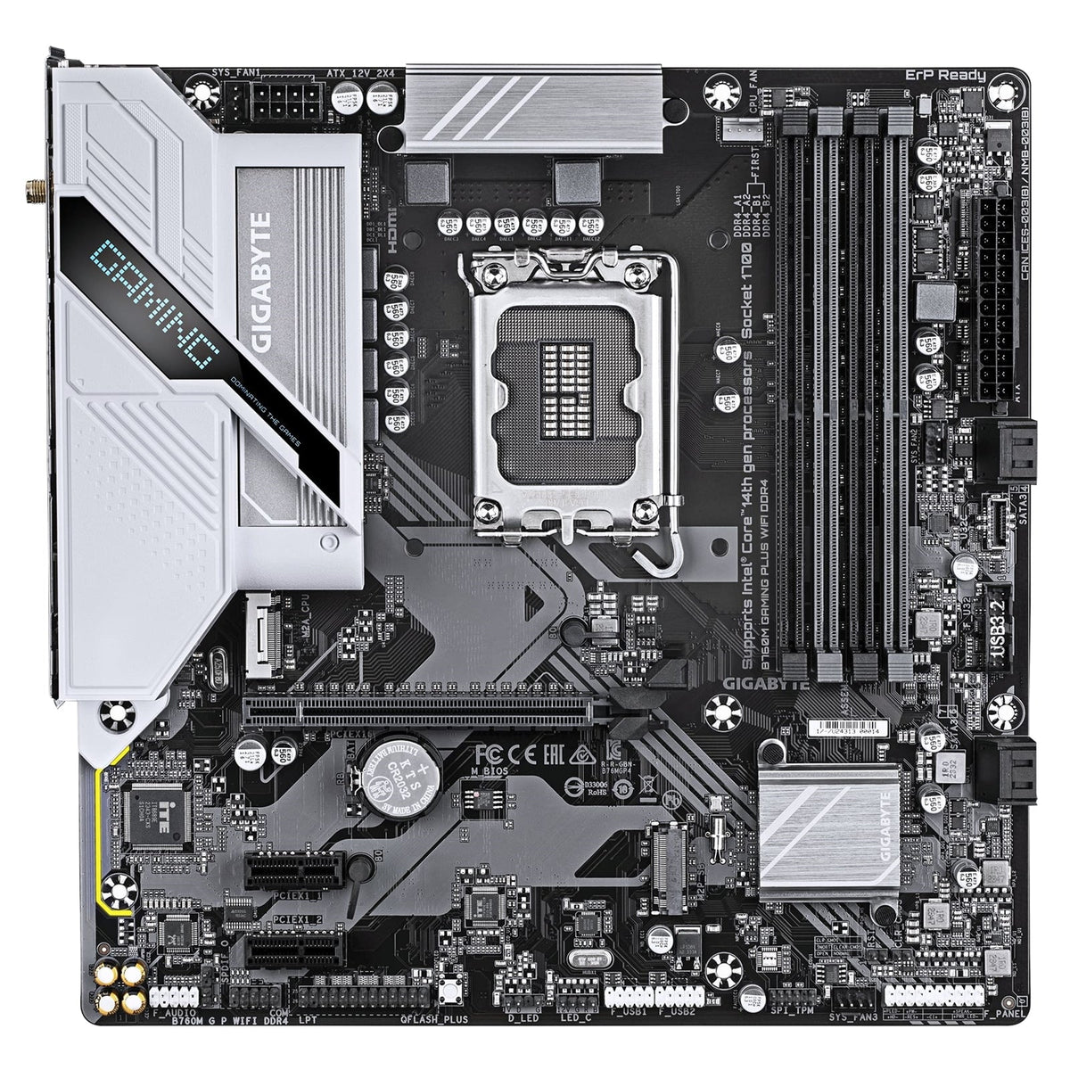Gigabyte B760M GAMING PLUS WIFI DDR4 Micro-ATX LGA 1700 Motherboard