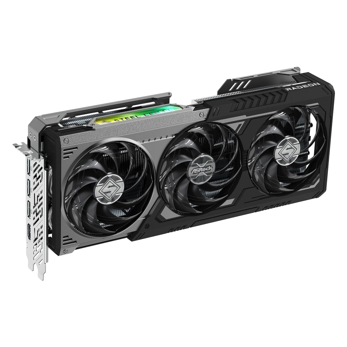 ASRock RX 9070 GRE Steel Legend Dark 12GB Graphics Card