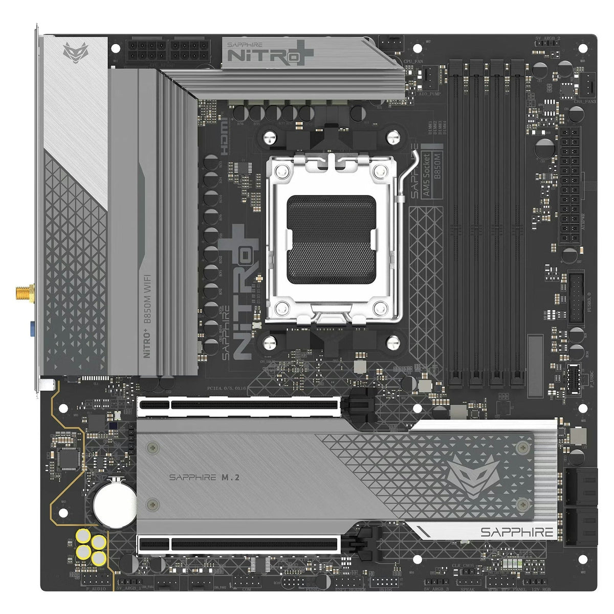 SAPPHIRE Nitro+ B850M WiFi Micro-ATX AM5 Motherboard