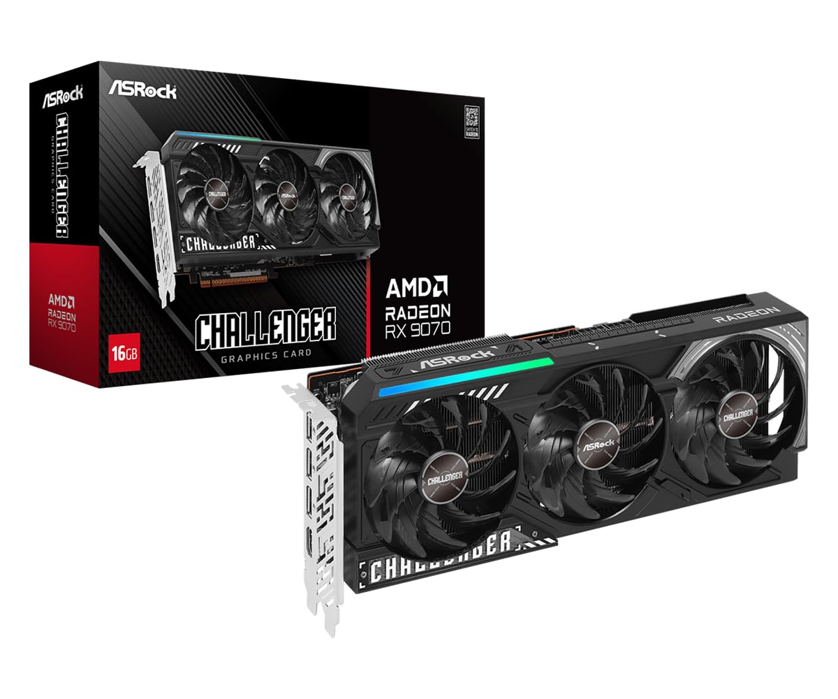 ASRock RX 9070 Challenger 16GB Graphics Card