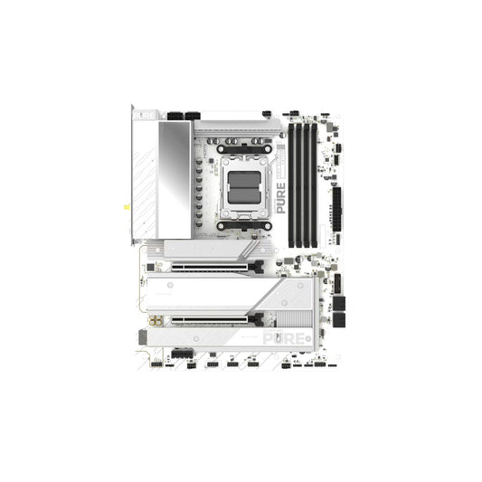 SAPPHIRE Pure X870A WiFi 7 White ATX AM5 Motherboard