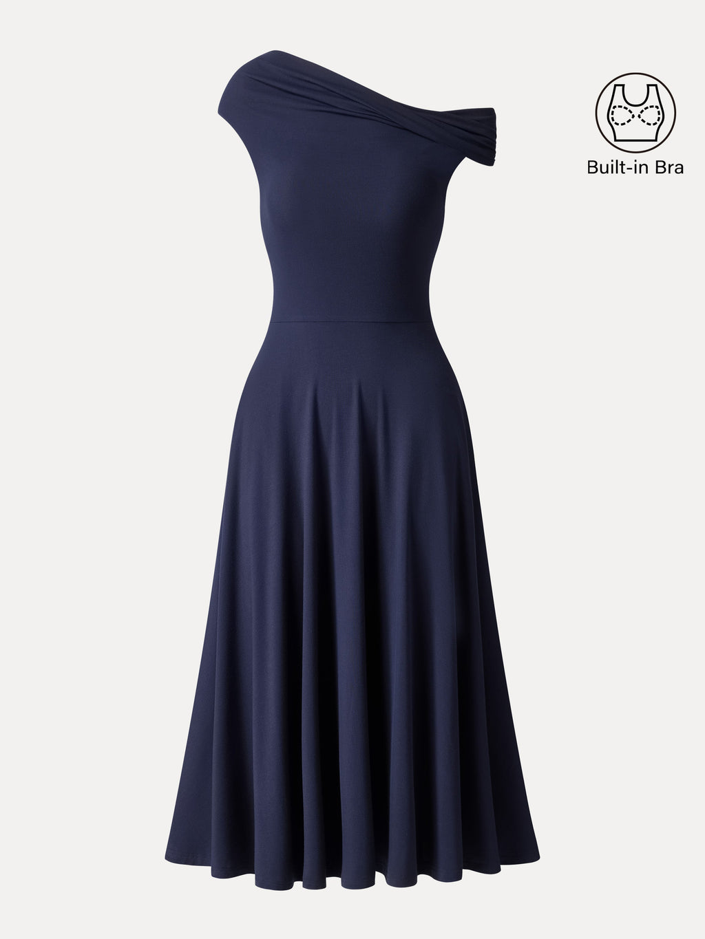 SkinKiss Multi-Wear Midi Bra Dress with Pockets