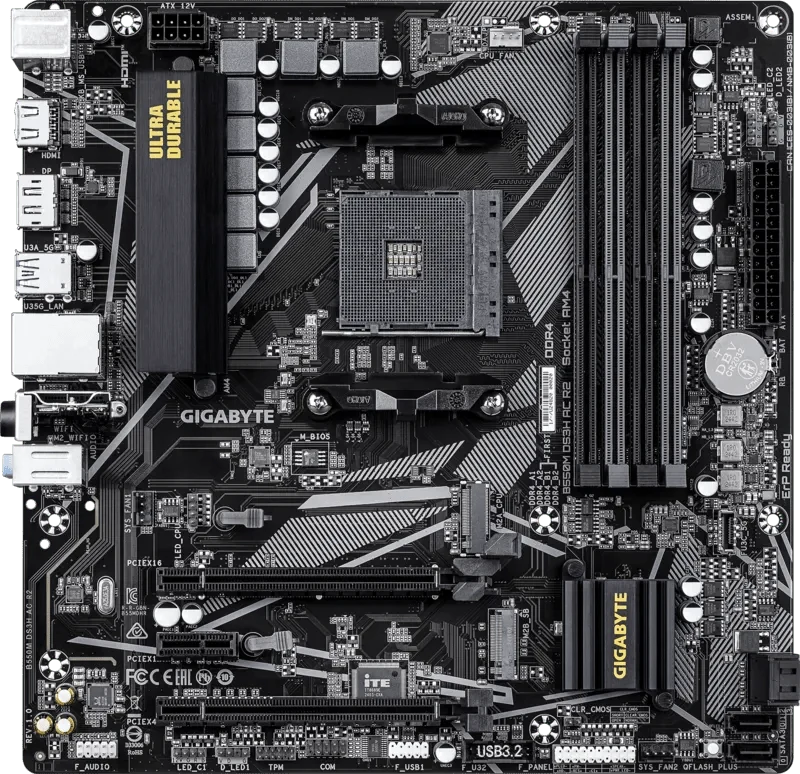 Orbit Ryzen AM4 Bundle - 16GB (2x8GB) 3200MHz DDR4 RAM & Gigabyte B550M DS3H AC R2