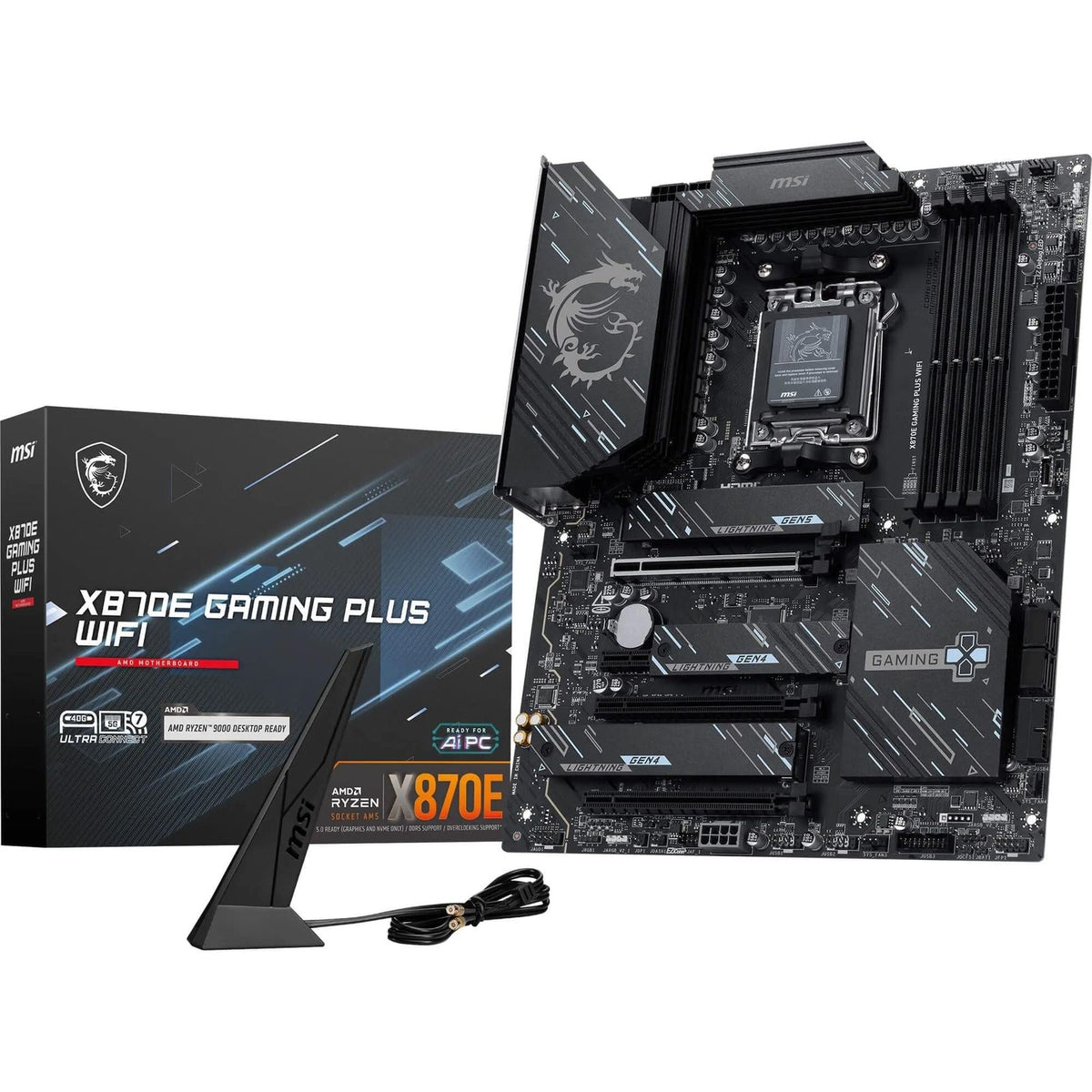 MSI X870E GAMING PLUS WIFI ATX AM5 Motherboard