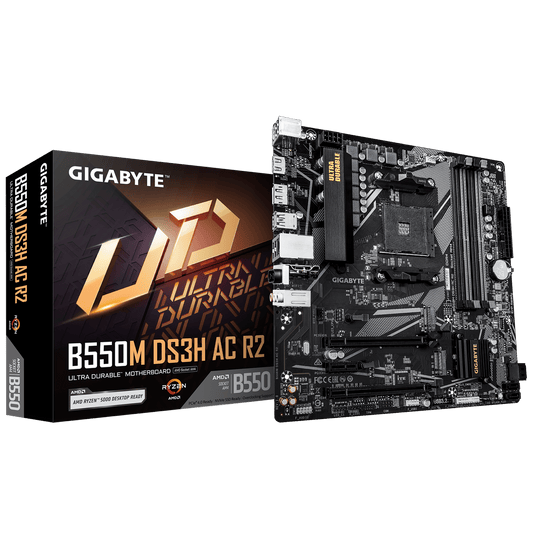 Gigabyte B550M DS3H AC R2 Micro-ATX AM4 Motherboard