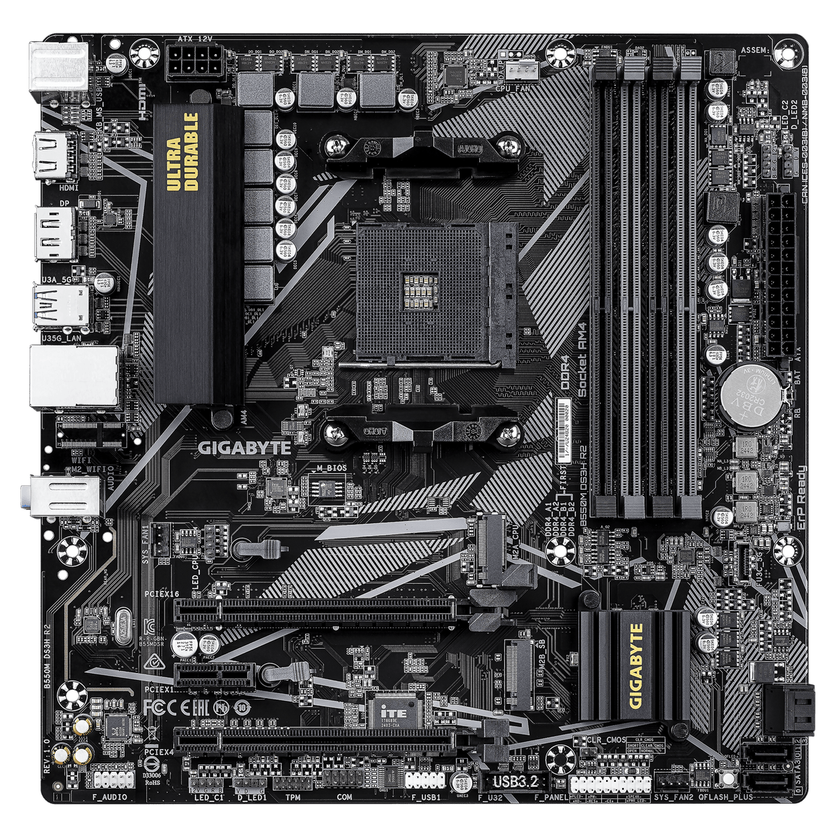 Gigabyte B550M DS3H R2 Micro-ATX AM4 Motherboard