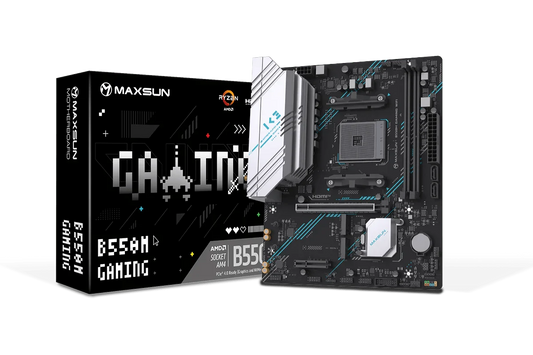 Maxsun B550M Gaming WiFi Micro ATX AM4 Motherboard