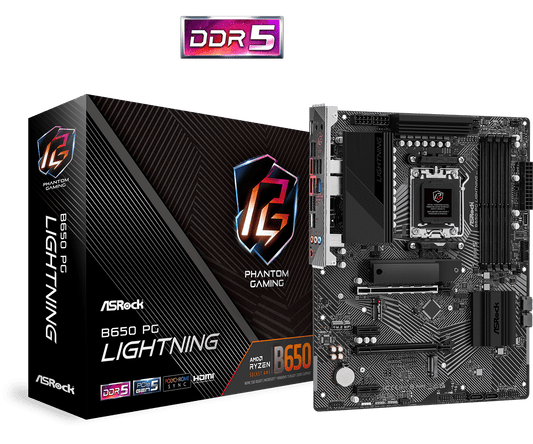 Asrock B650 PG Lightning ATX AM5 Motherboard