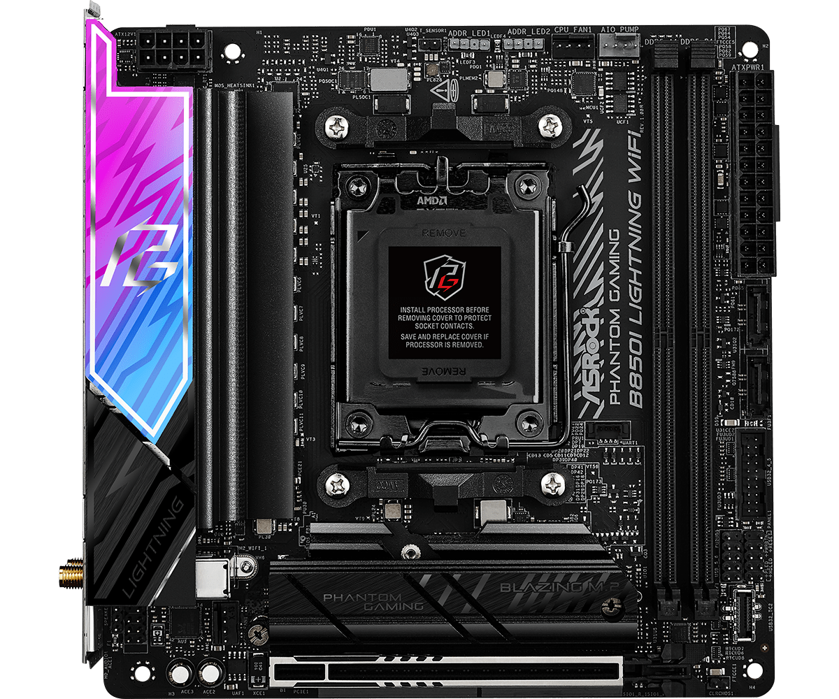 ASRock B850I Lightning WIFI Mini-ITX AM5 Motherboard