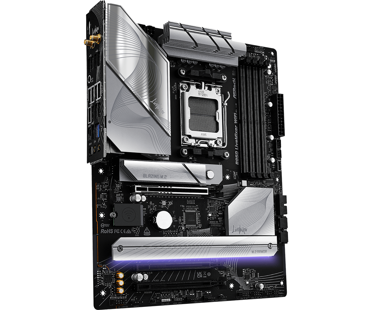 ASRock B850 Livemixer WiFi ATX AM5 Motherboard