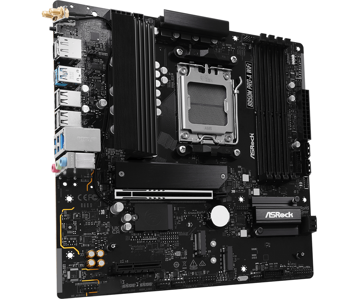 ASRock B850M Pro-A WiFi Micro-ATX AM5 Motherboard