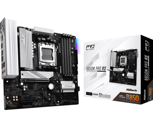 ASRock B850M Pro RS Micro-ATX AM5 Motherboard