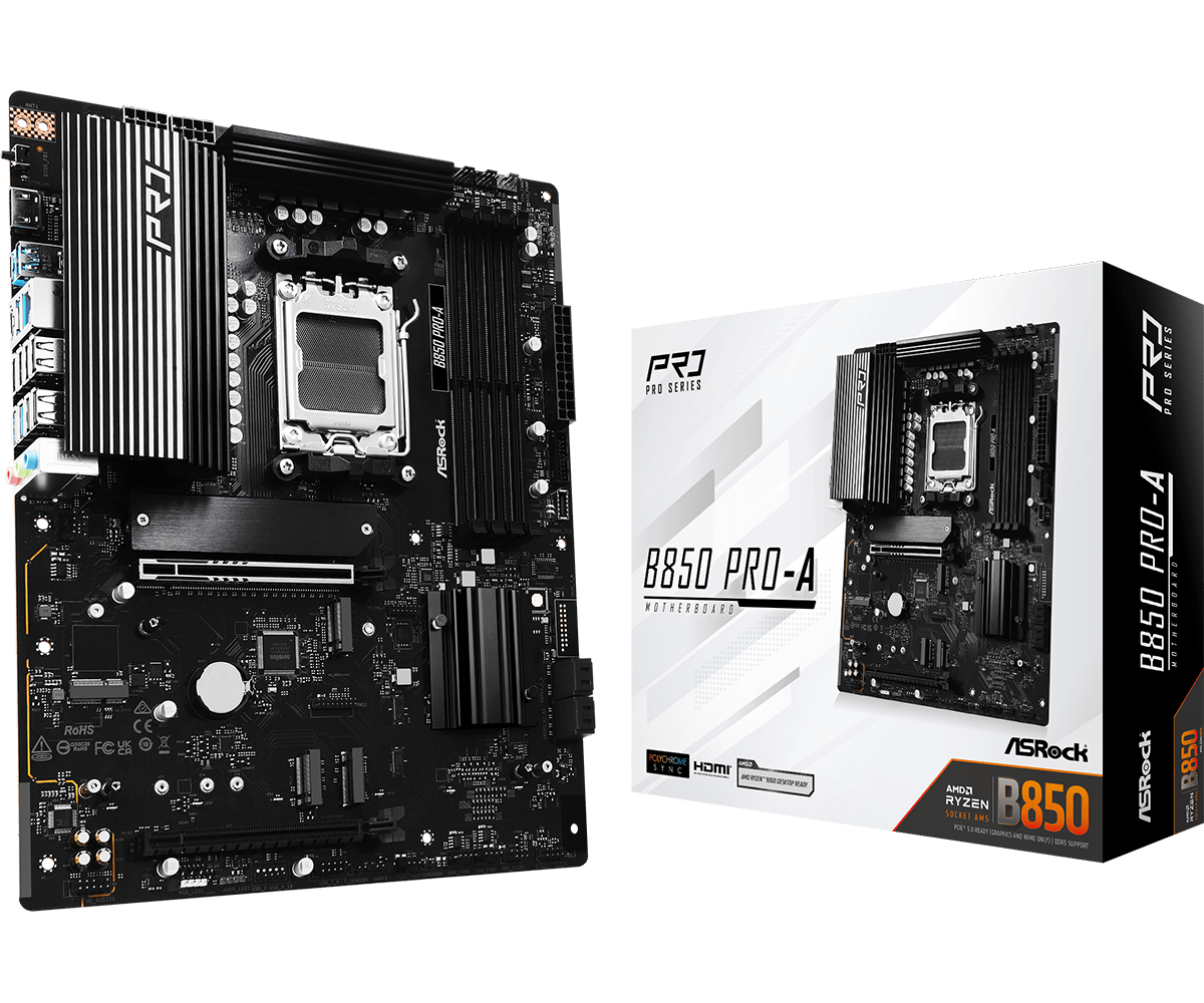 ASRock B850 Pro-A ATX AM5 Motherboard