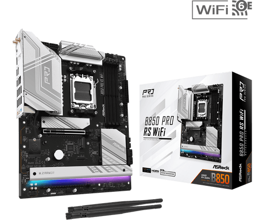 ASRock B850 Pro RS WiFi ATX AM5 Motherboard