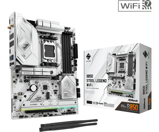 ASRock B850 Steel Legend WiFi ATX AM5 Motherboard