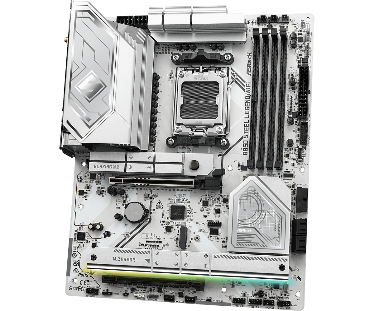 ASRock B850 Steel Legend WiFi ATX AM5 Motherboard