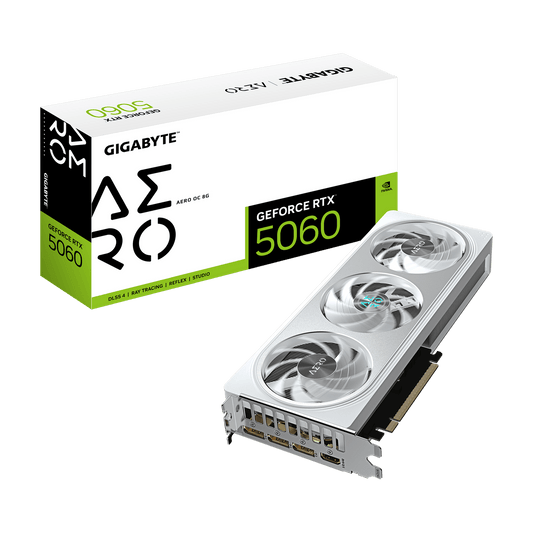 Gigabyte RTX 5060 Aero OC 8GB Graphics Card