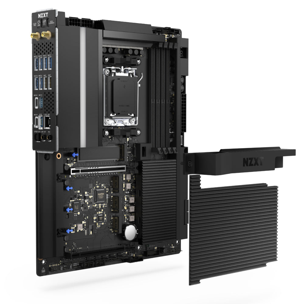 NZXT N9 X870E Gaming Wi-Fi 7 PCIe 5.0 DDR5 Black ATX Motherboard