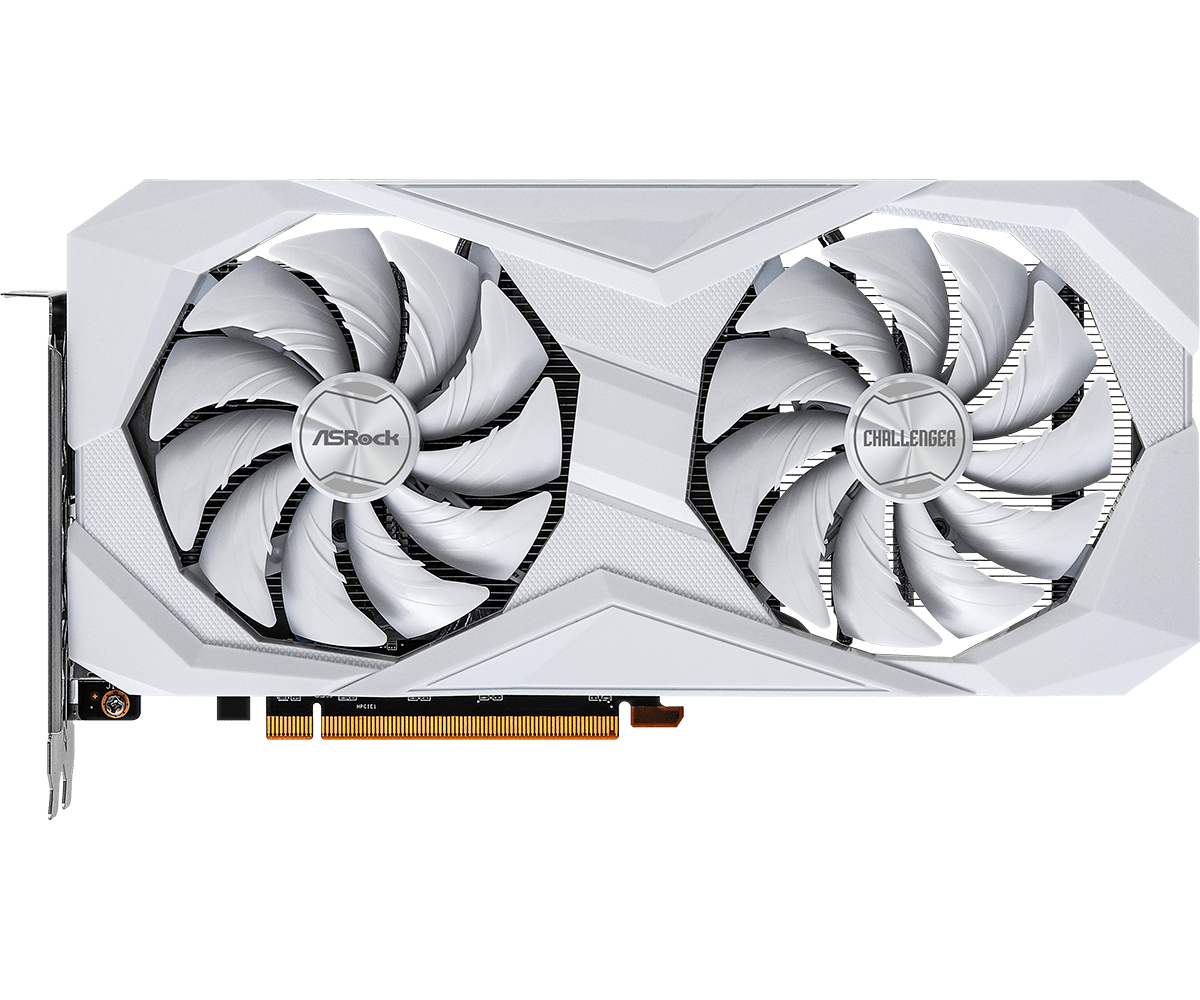 8GB ASRock RX 6600 Challenger White Graphics Card