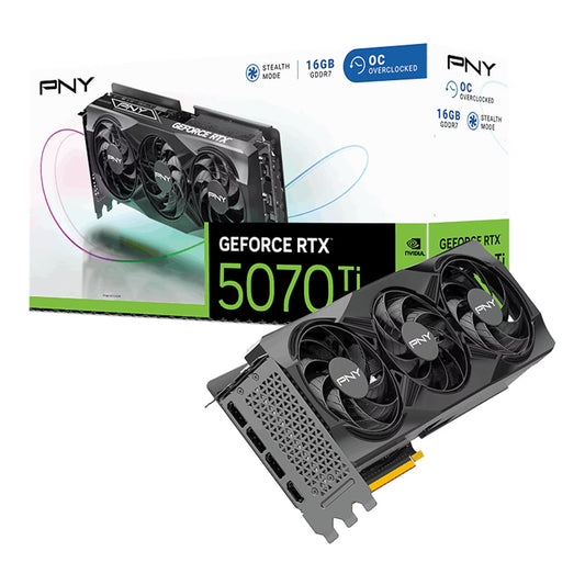 PNY RTX 5070 Ti OC Triple Fan 16GB Graphics Card