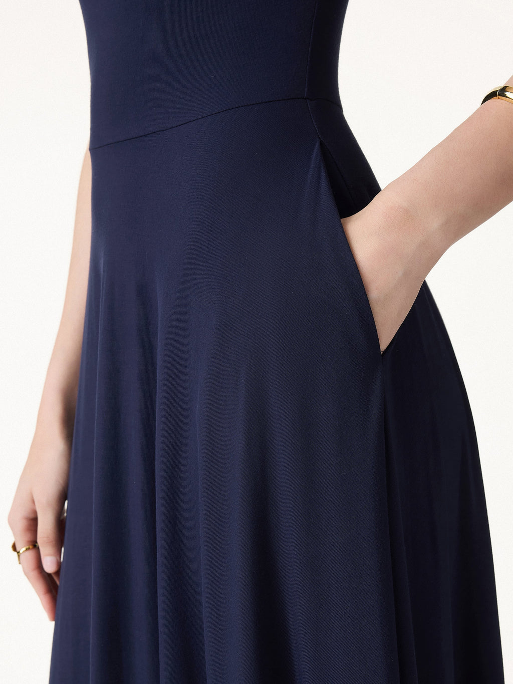 SkinKiss Multi-Wear Midi Bra Dress with Pockets