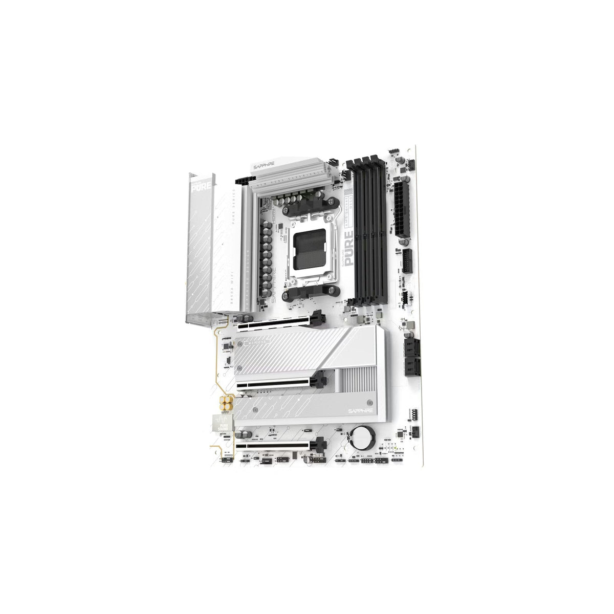 SAPPHIRE Pure B850A WiFi White ATX AM5 Motherboard