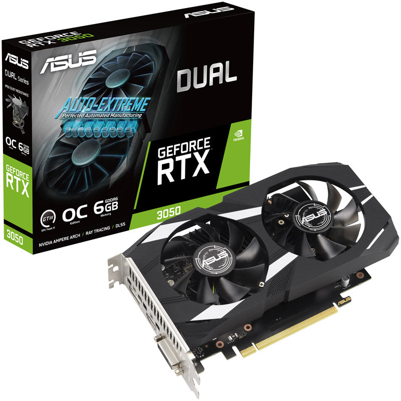 ASUS RTX 3050 Dual OC 6GB Graphics Card