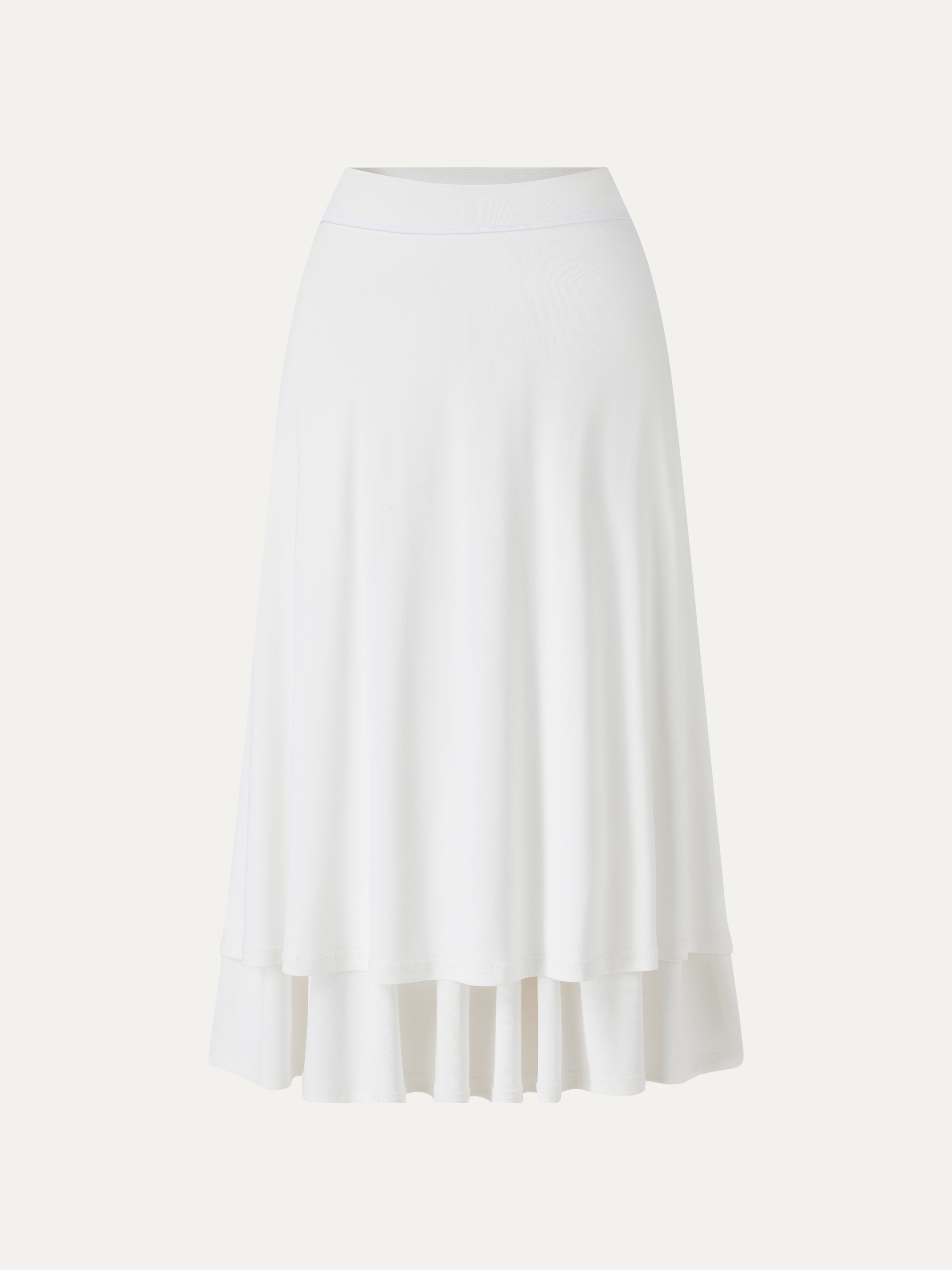 SkinKiss Mid Rise Gathered Midi Skirt with Pockets