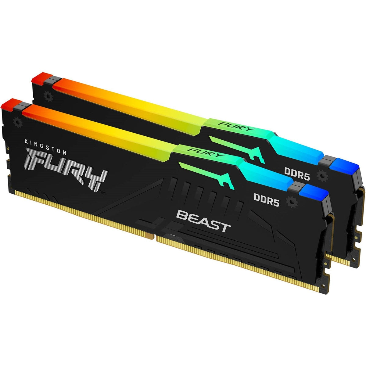 32GB (2x16GB) DDR5 5600MHz CL36 Kingston FURY Beast RGB RAM