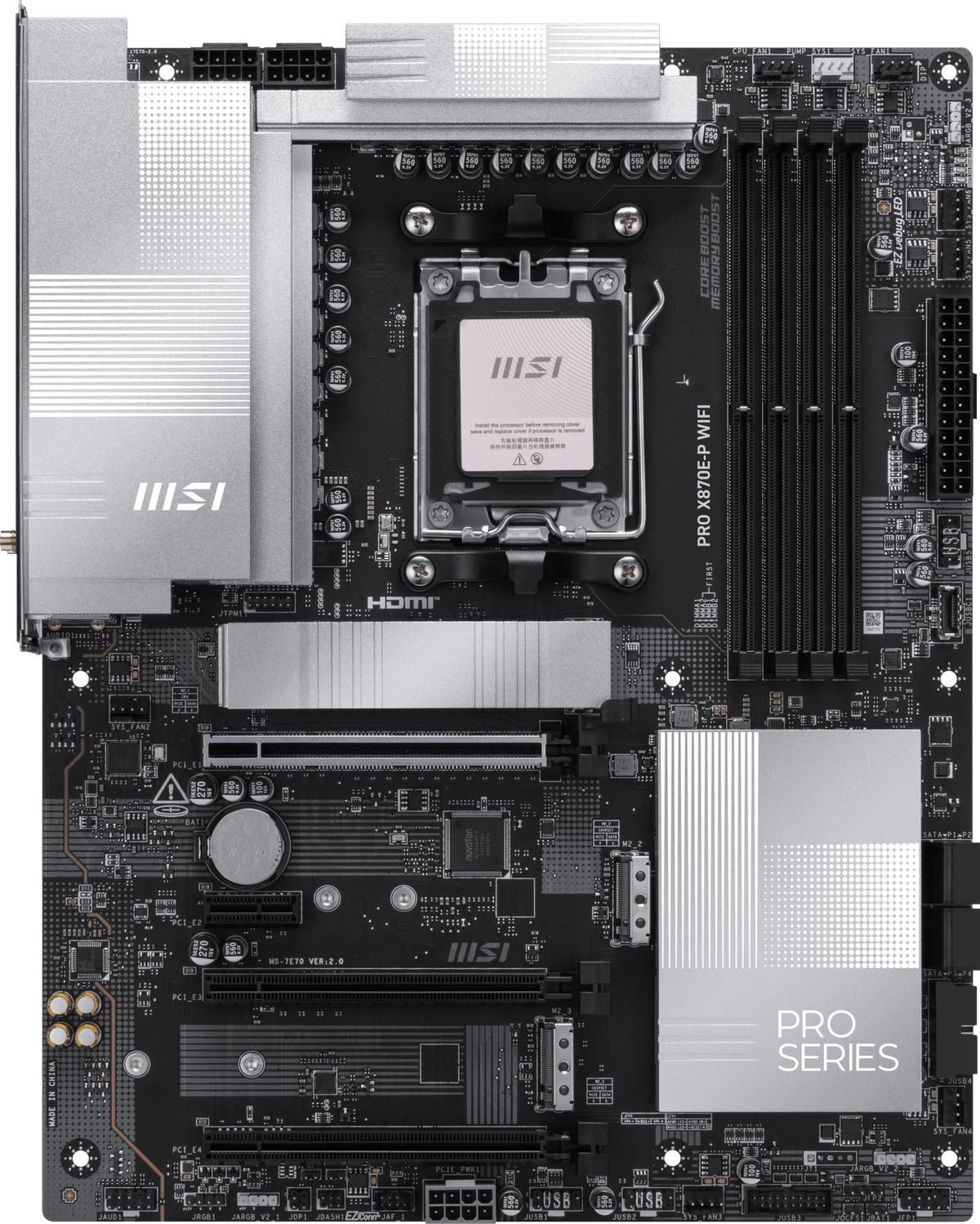 MSI PRO X870E-P WIFI ATX AM5 Motherboard