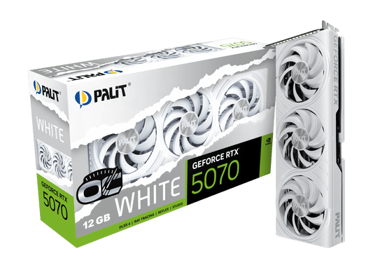 Palit RTX 5070 White OC 12GB Graphics Card