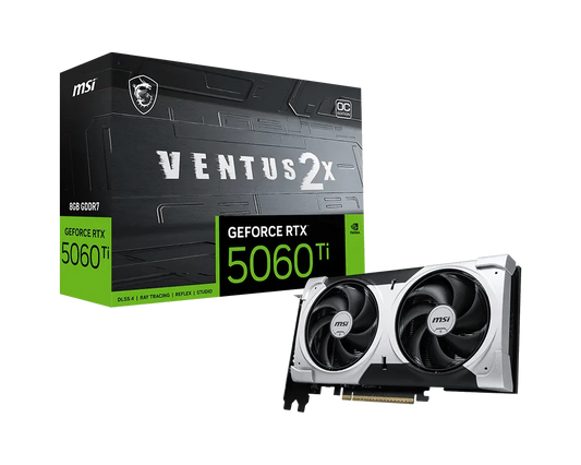 MSI RTX 5060 Ti Ventus 2X Plus OC 8GB Graphics Card